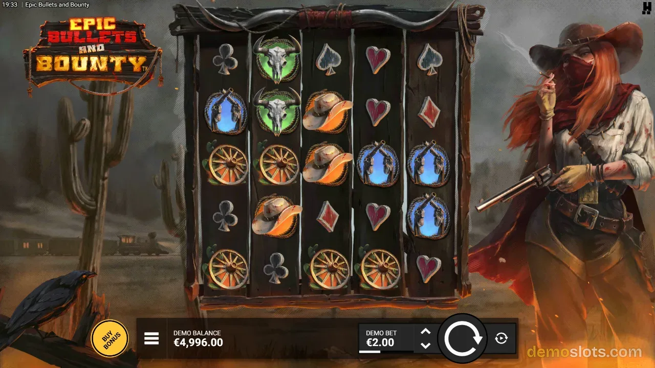 Epic Bullets and Bounty slot by Hacksaw Gaming