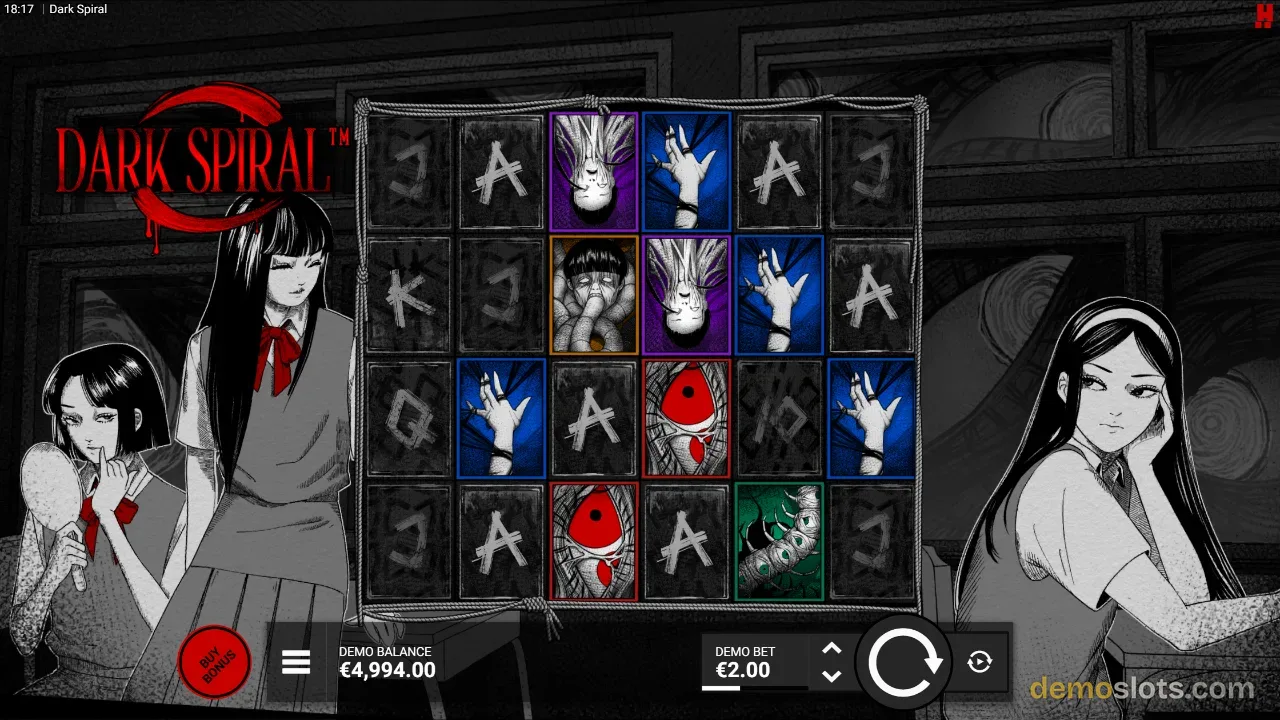 Dark Spiral slot by Hacksaw Gaming