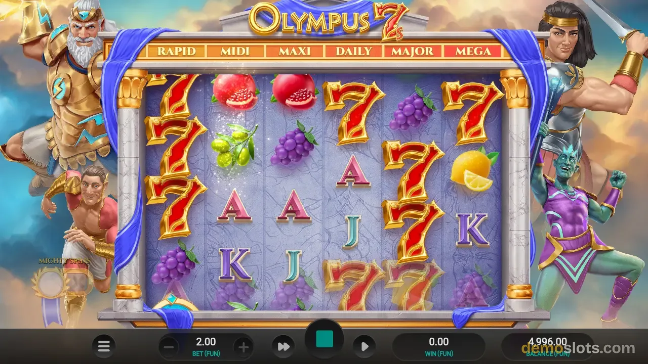 Olympus 7s Dream Drop slot by Relax Gaming
