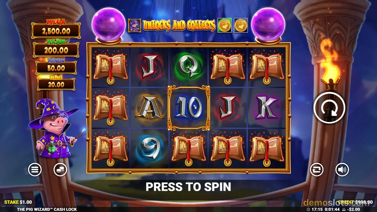 The Pig Wizard Cash Lock slot by Blueprint Gaming
