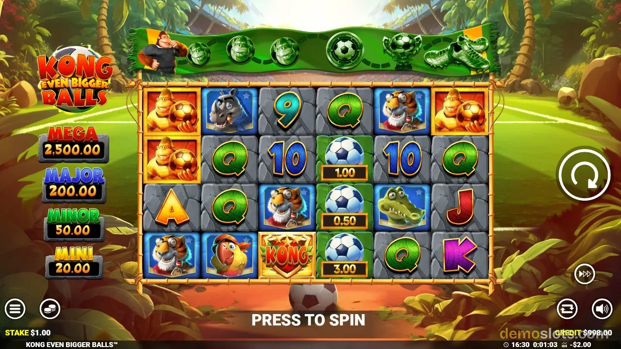 Kong Even Bigger Balls slot by Blueprint Gaming