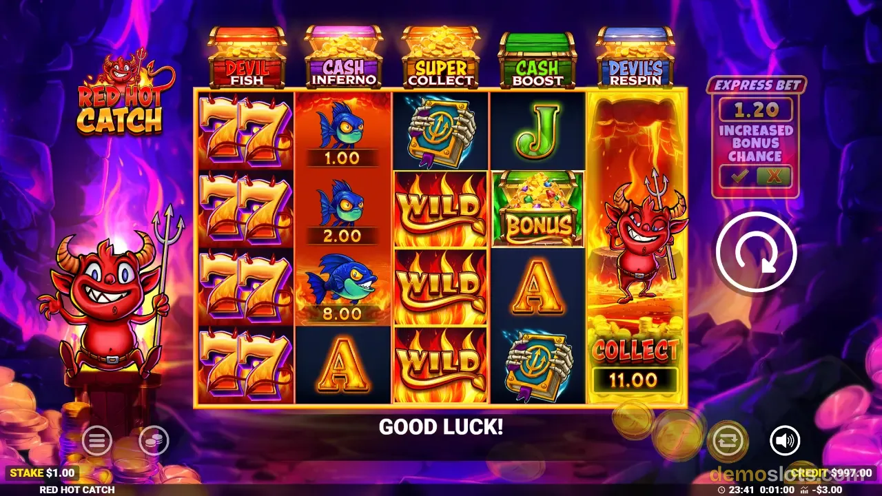 Red Hot Catch slot by Blueprint Gaming