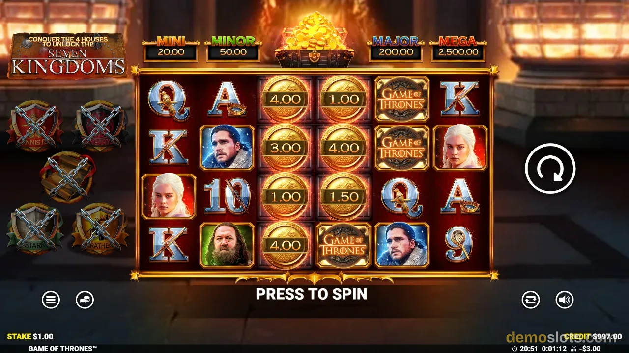 Game of Thrones slot by Blueprint Gaming