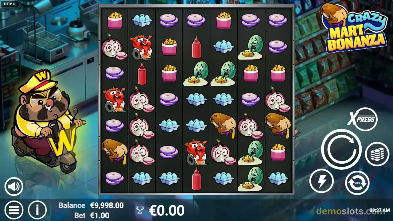 Crazy Mart Bonanza slot by AvatarUX