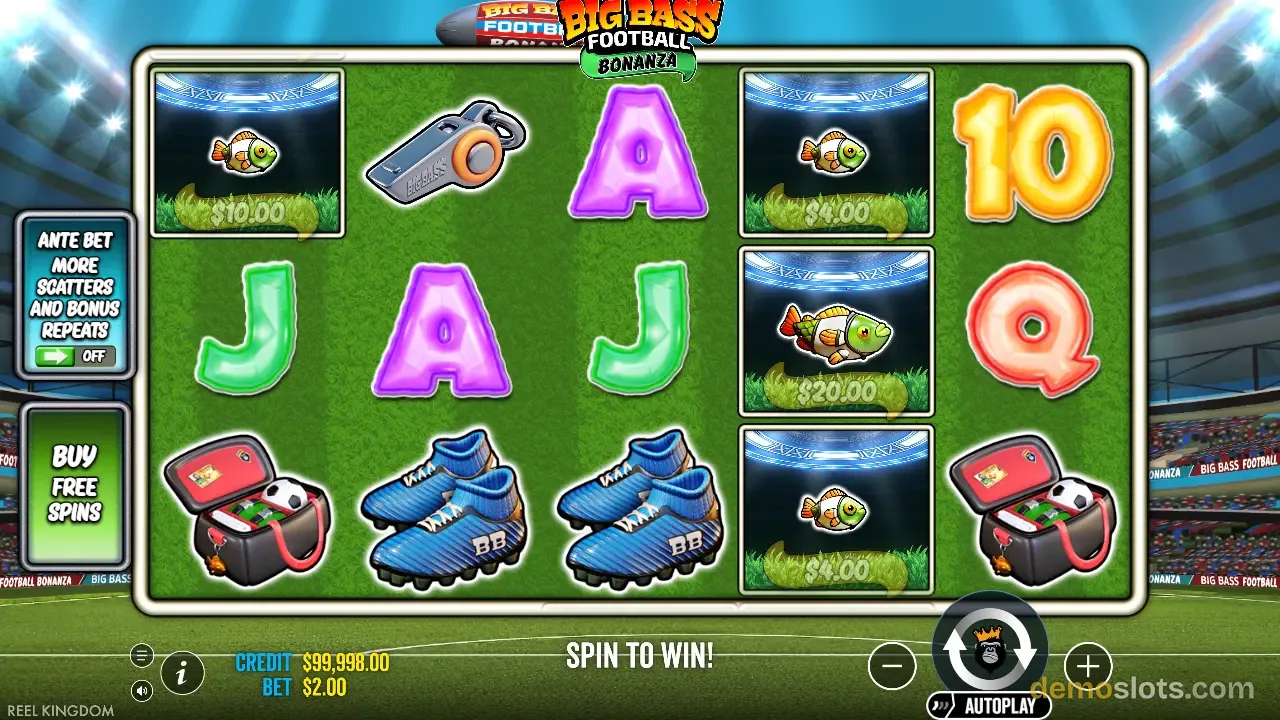 Big Bass Football Bonanza slot by Pragmatic Play