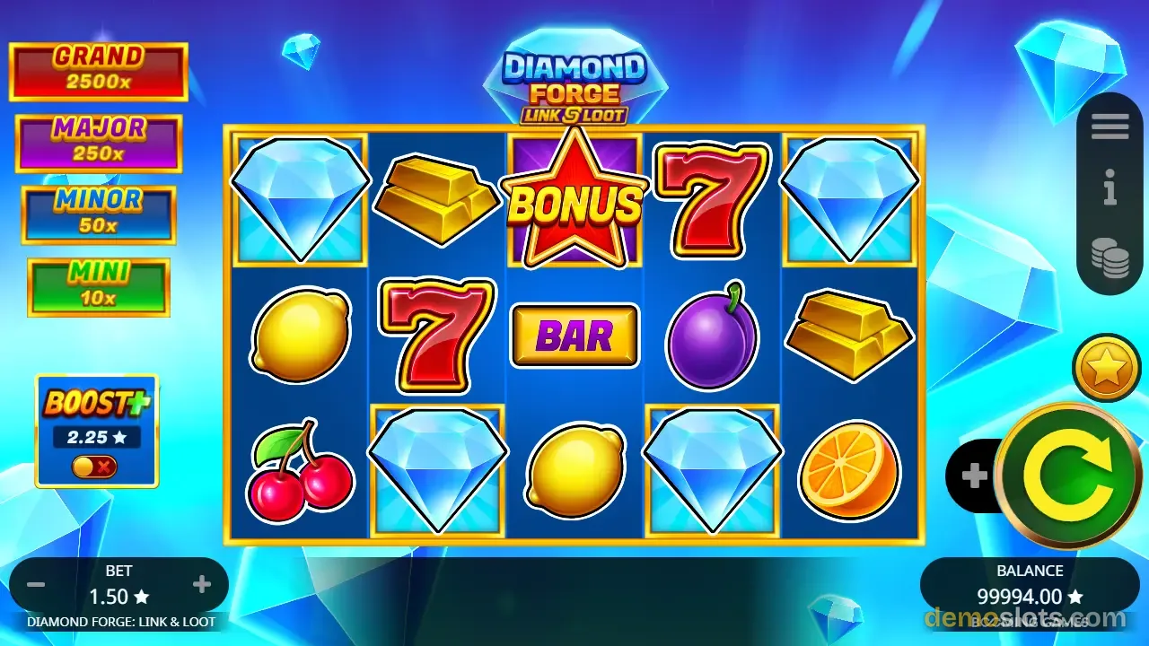 Diamond Forge: Link & Loot