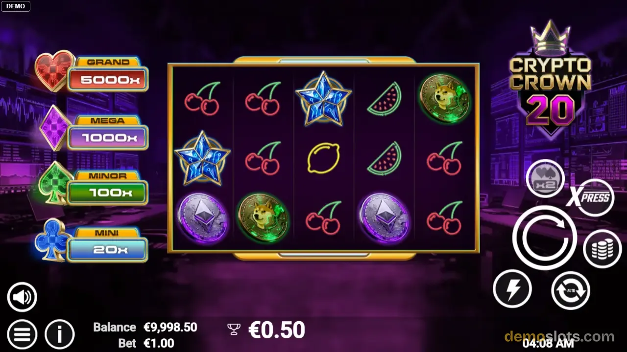 Crypto Crown 20 slot by AvatarUX