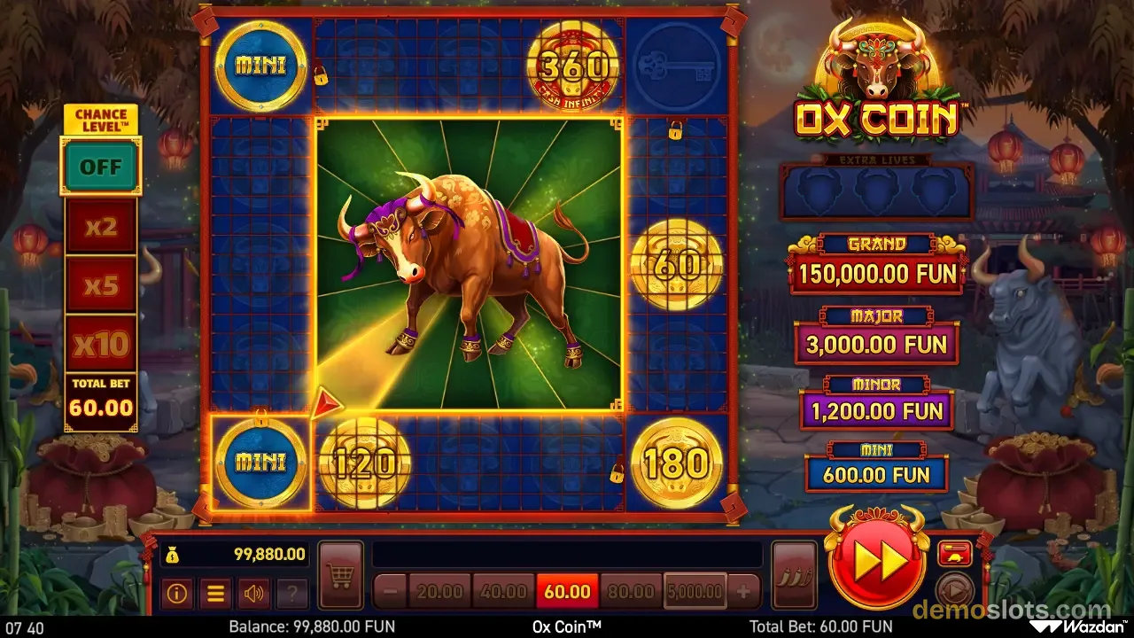 Ox Coin slot by Wazdan