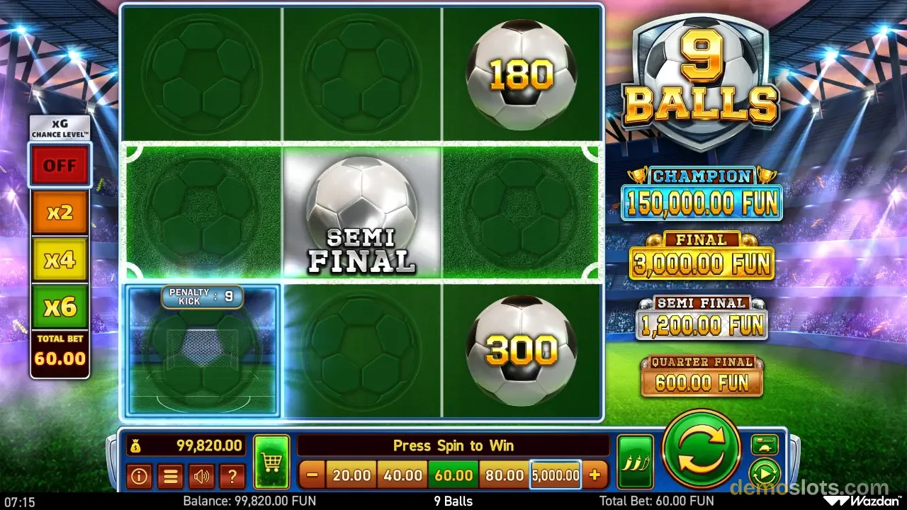 9 Balls slot by Wazdan