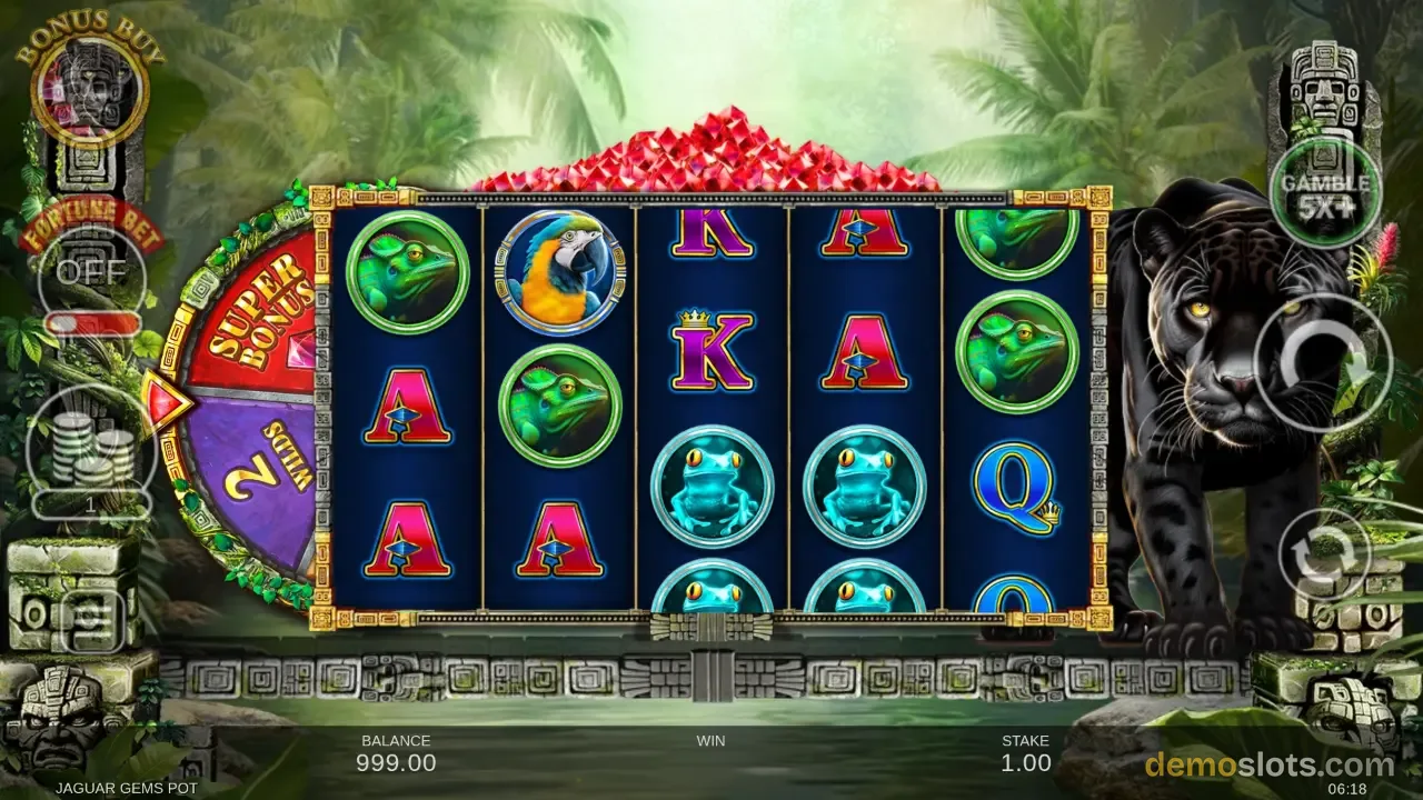 Jaguar Gems Pot slot by Inspired Gaming