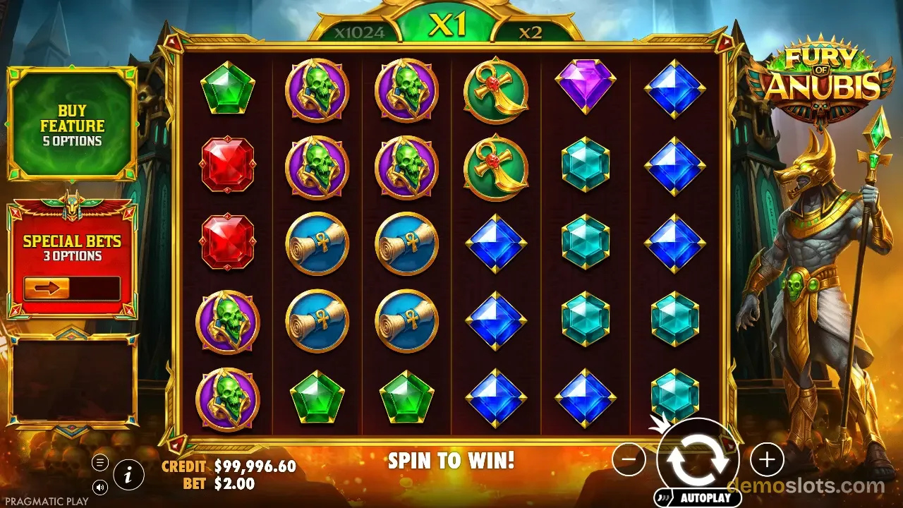 Fury of Anubis slot by Pragmatic Play