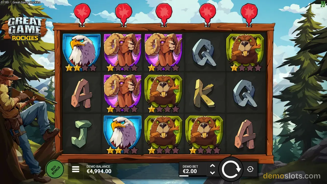 Great Game Rockies slot by Hacksaw Gaming