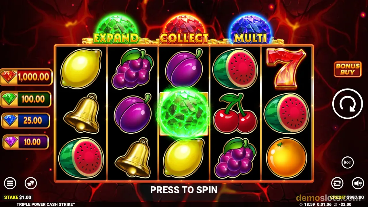 Triple Power Cash Strike slot by Blueprint Gaming