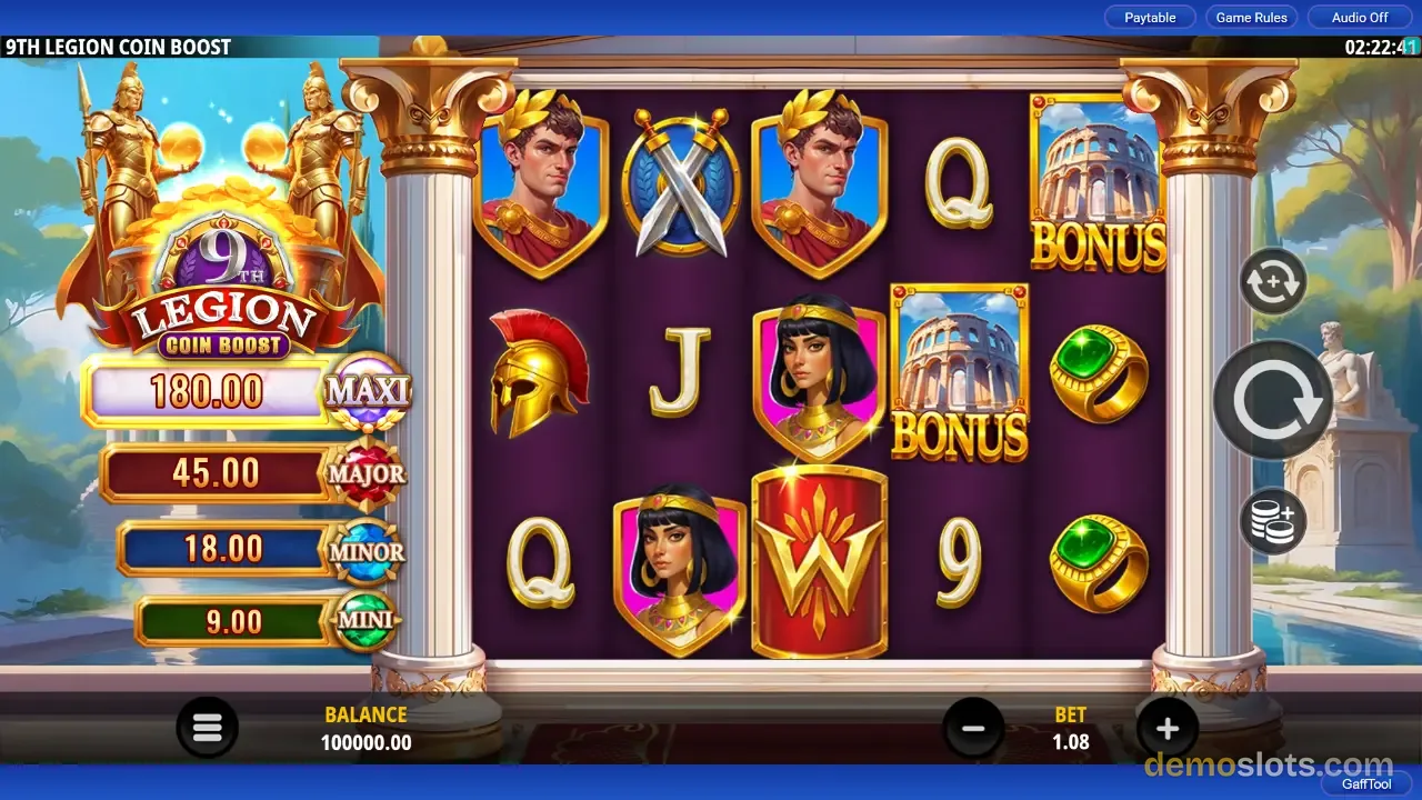9th Legion Coin Boost slot by IGT