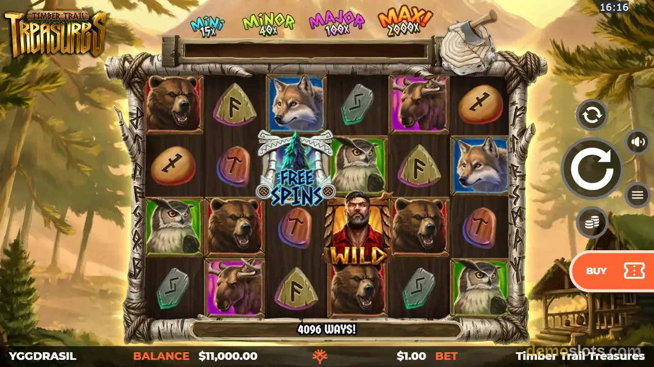 Timber Trail Treasures slot by Yggdrasil Gaming