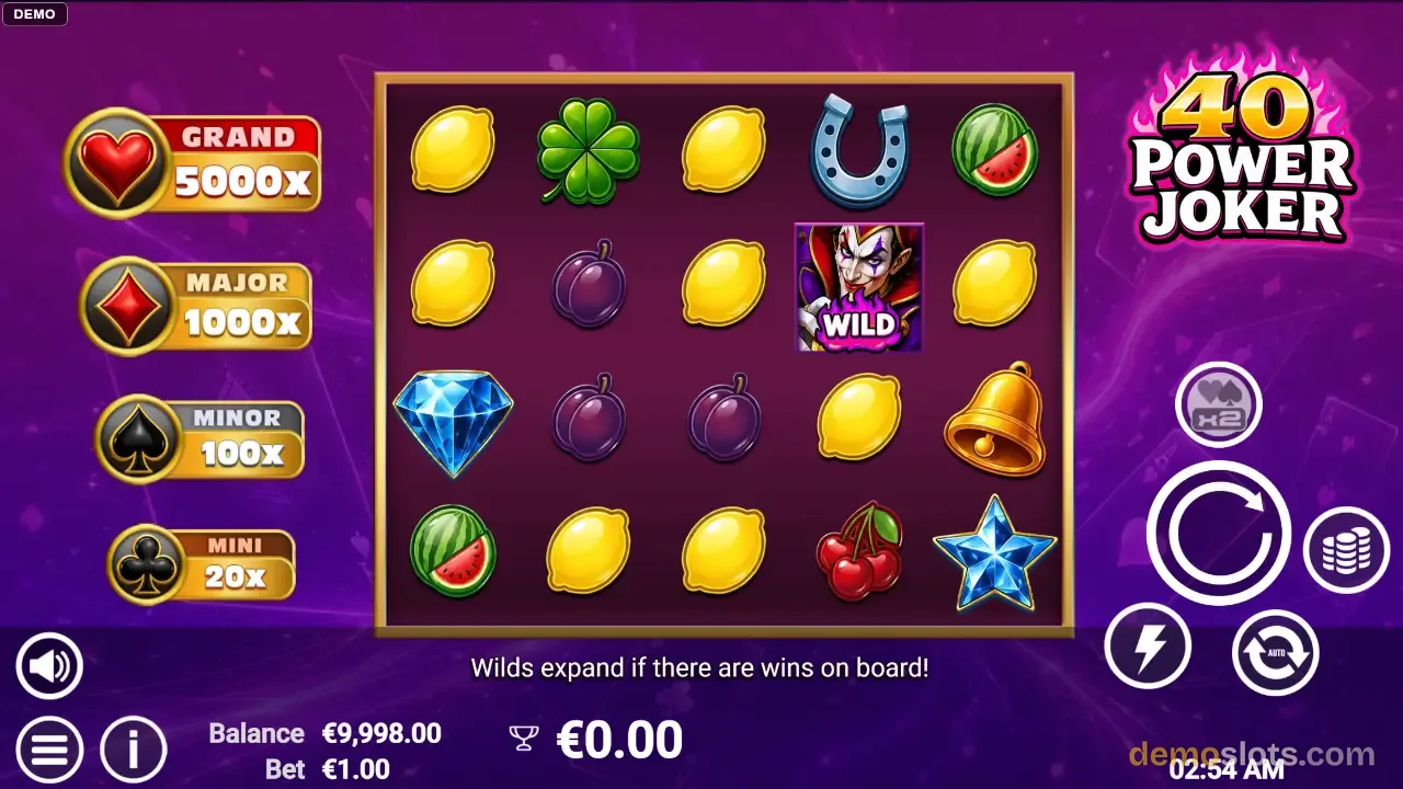 40 Power Joker slot by AvatarUX