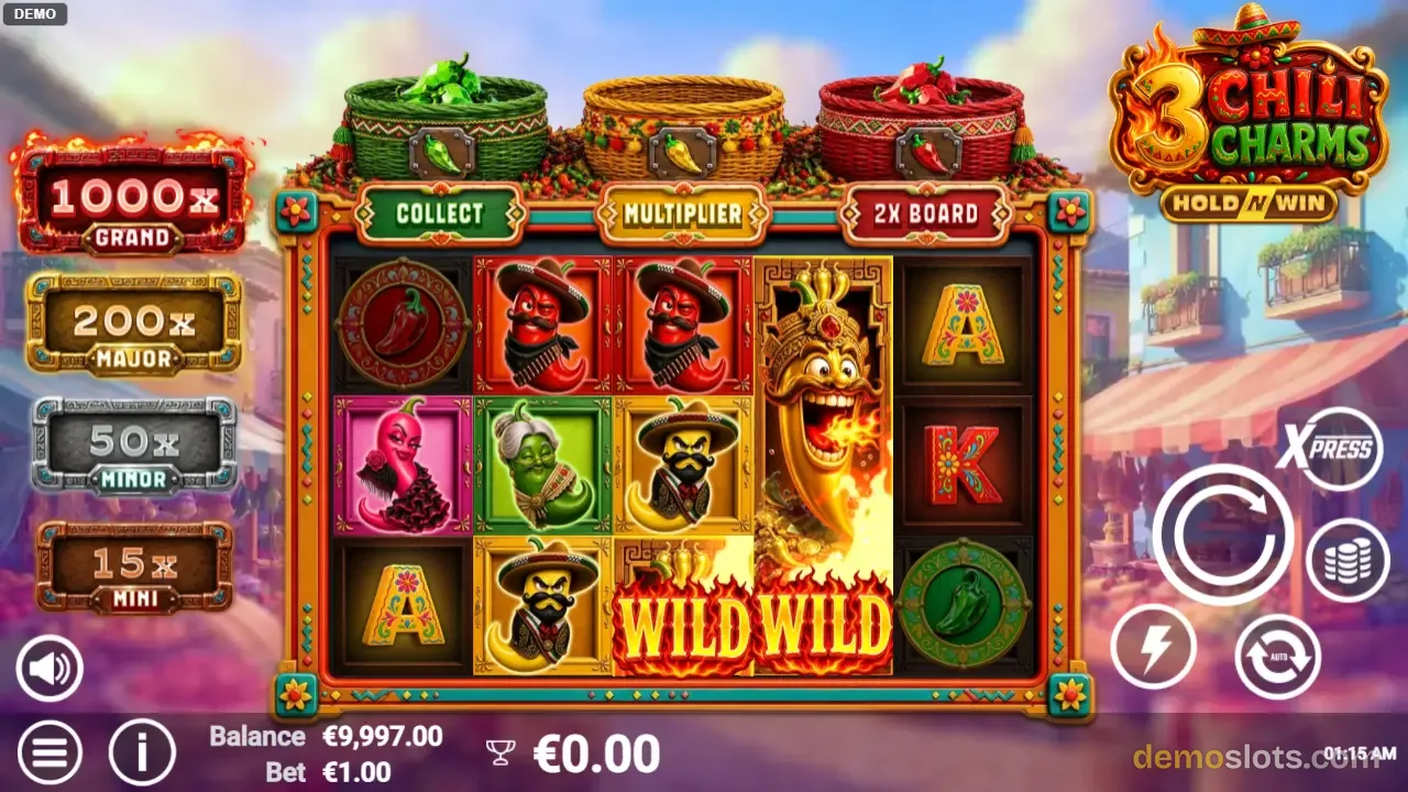 3 Chili Charms slot by AvatarUX