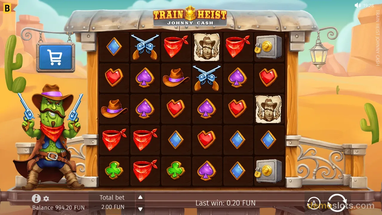 Train Heist Johnny Cash slot by BGaming