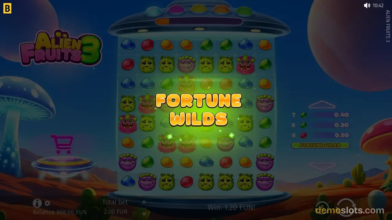 Alien Fruits 3 slot by BGaming