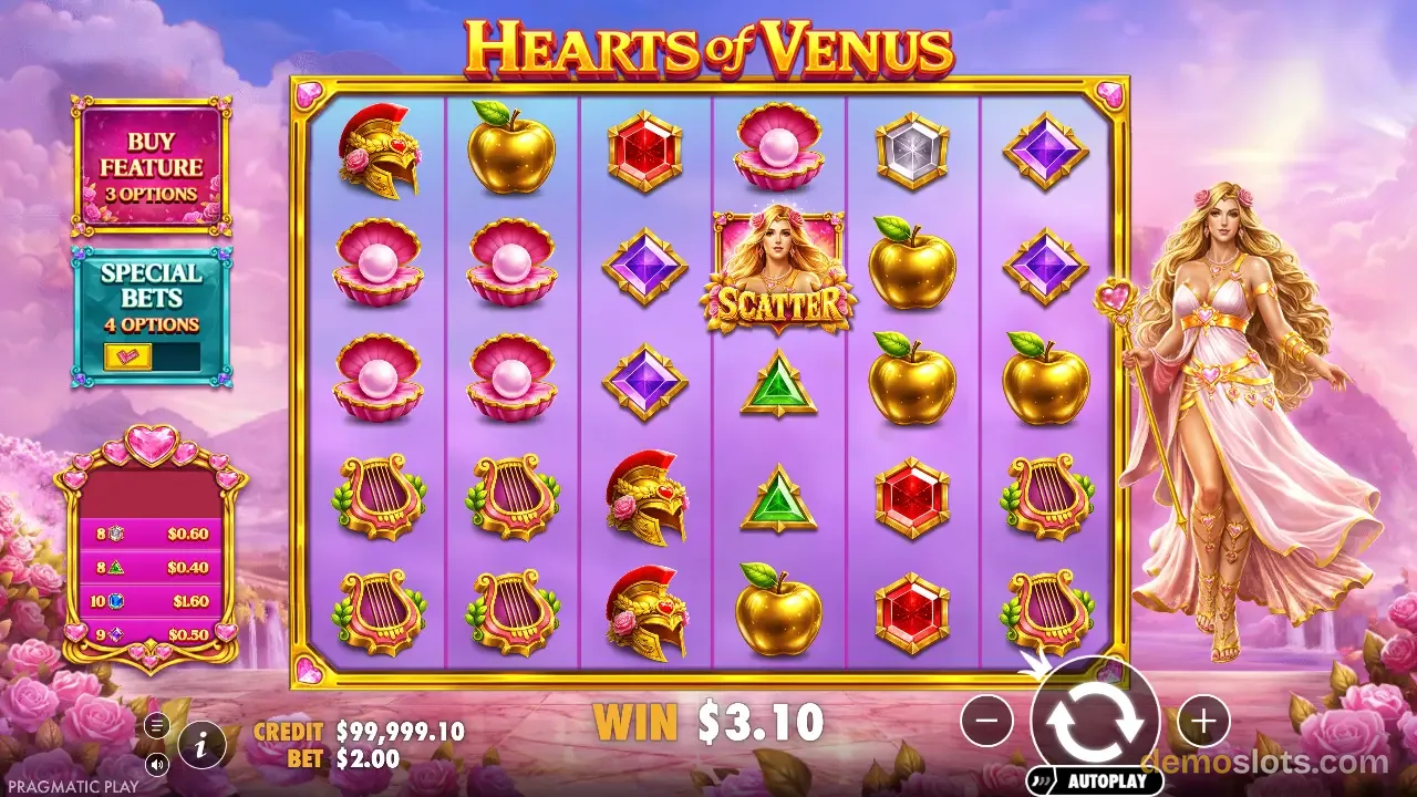 Hearts of Venus slot by Pragmatic Play