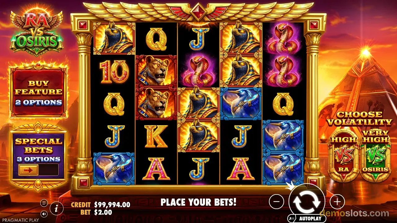 Ra vs Osiris slot by Pragmatic Play
