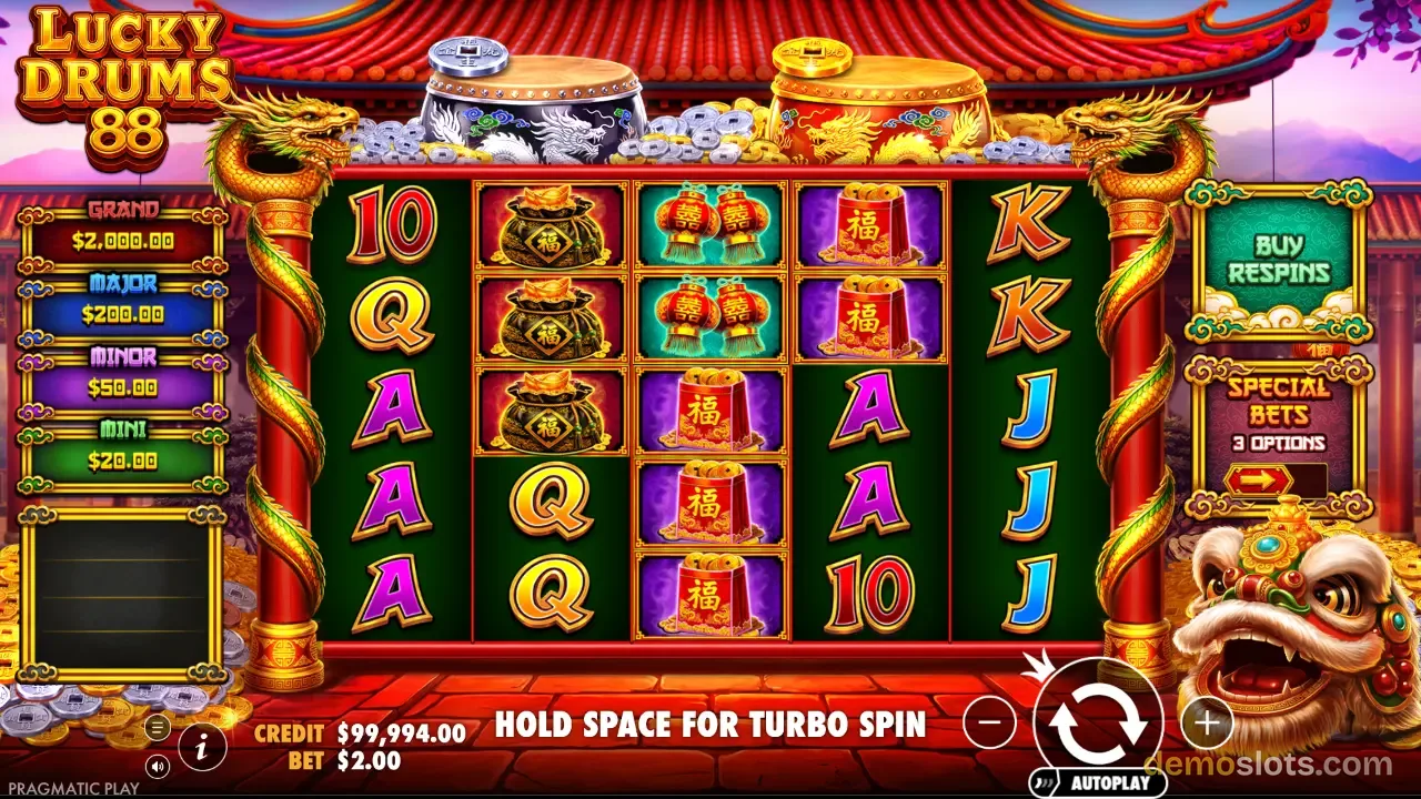 Lucky Drums 88 slot by Pragmatic Play
