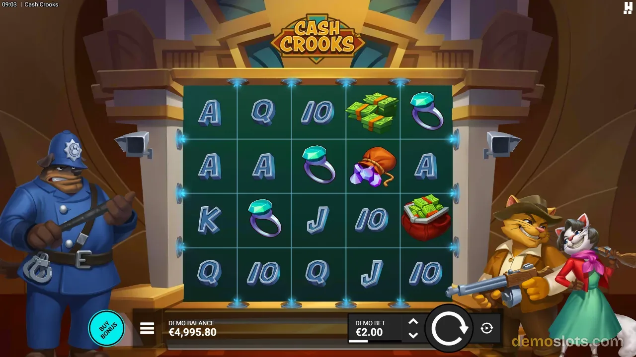 Cash Crooks slot by Hacksaw Gaming