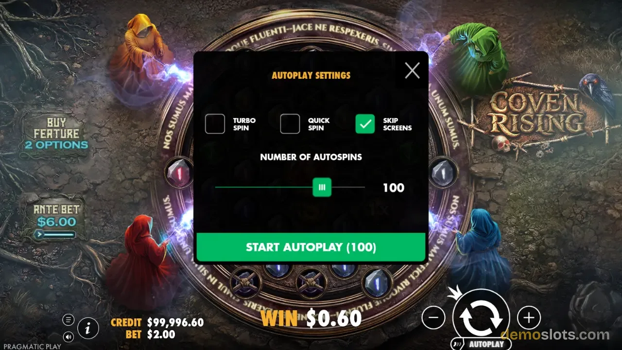 Coven Rising slot by Pragmatic Play