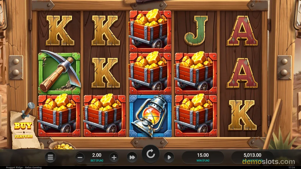 Nugget Ridge slot by Relax Gaming
