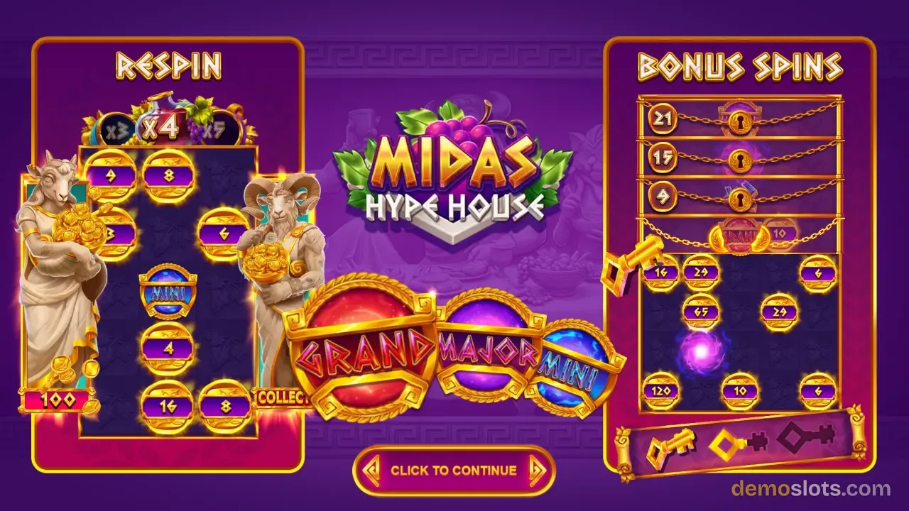 Midas Hype House slot by Fantasma Games