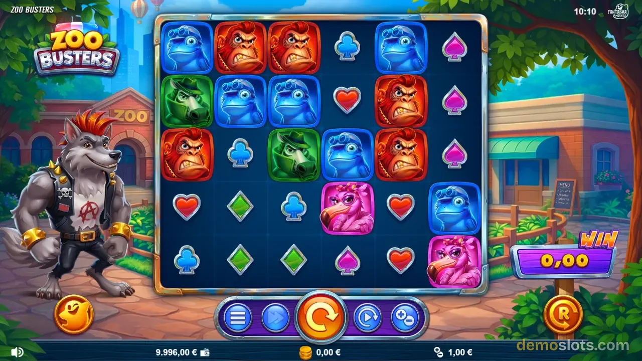 Zoo Busters slot by Fantasma Games