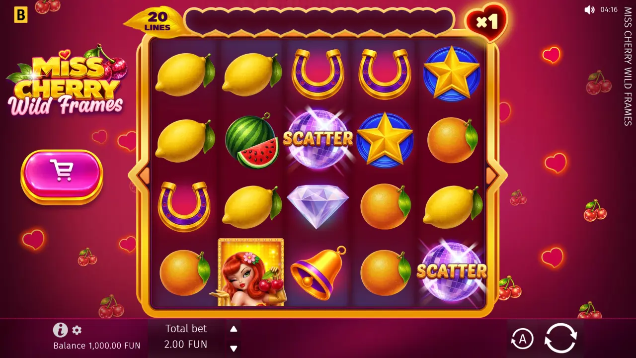 Miss Cherry Wild Frames slot by BGaming