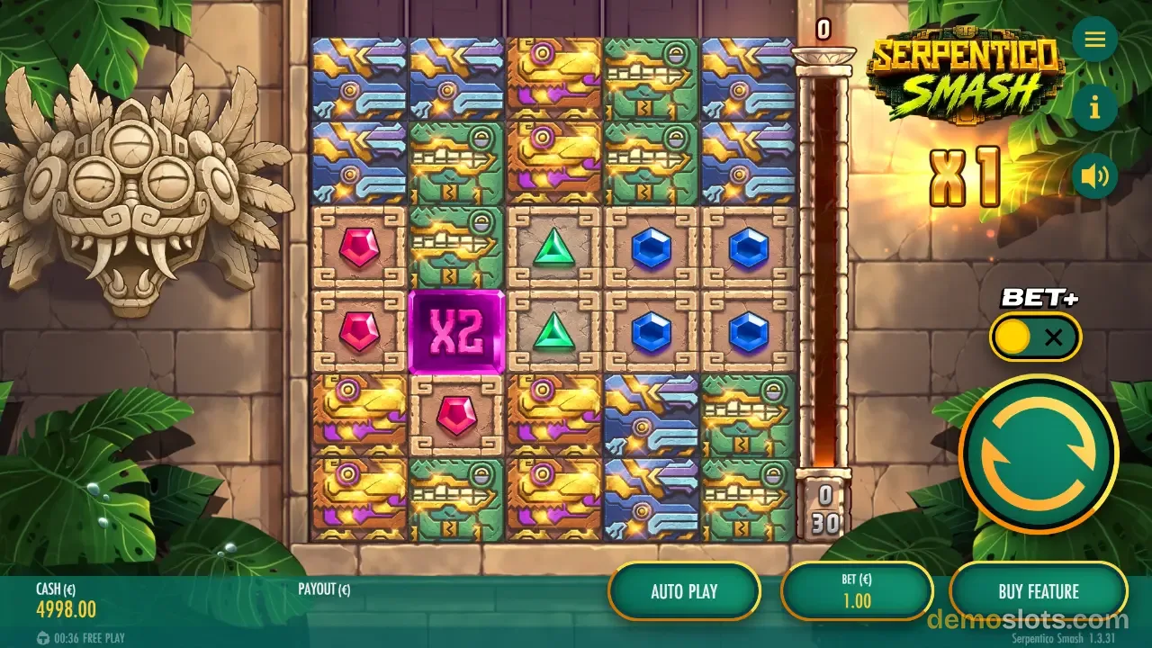 Serpentico Smash slot by Thunderkick