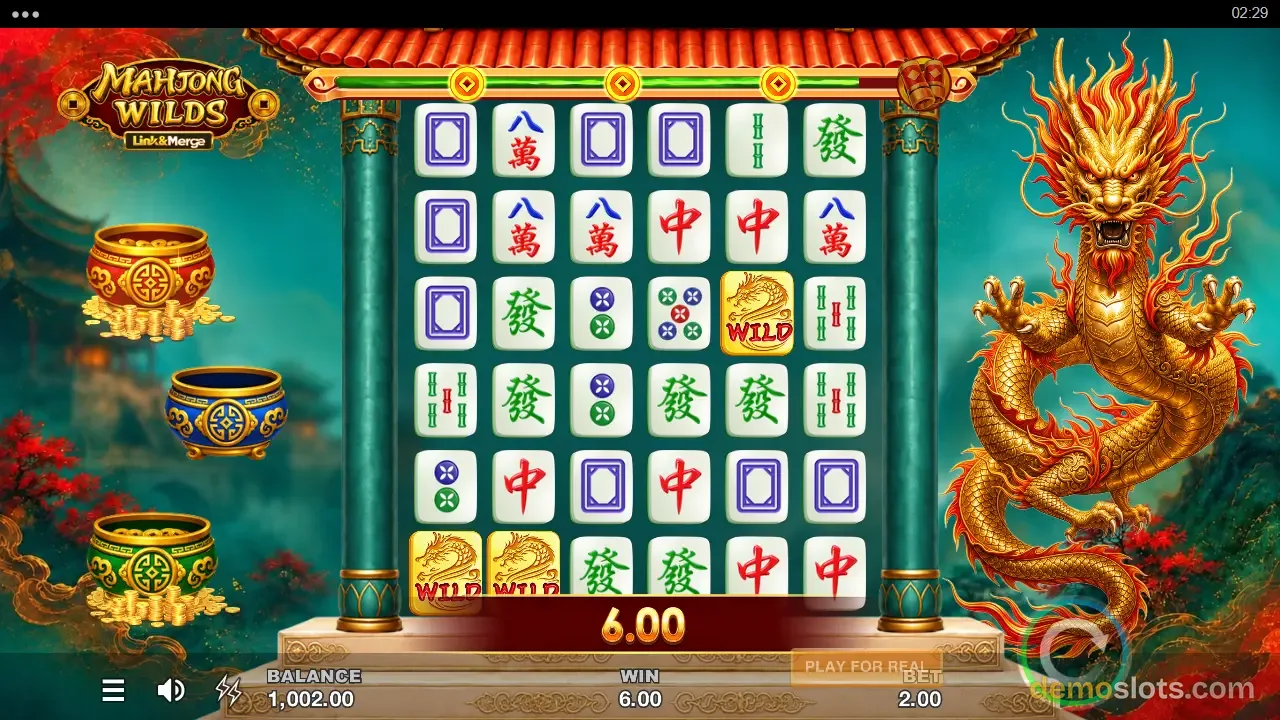 Mahjong Wilds Link&Merge