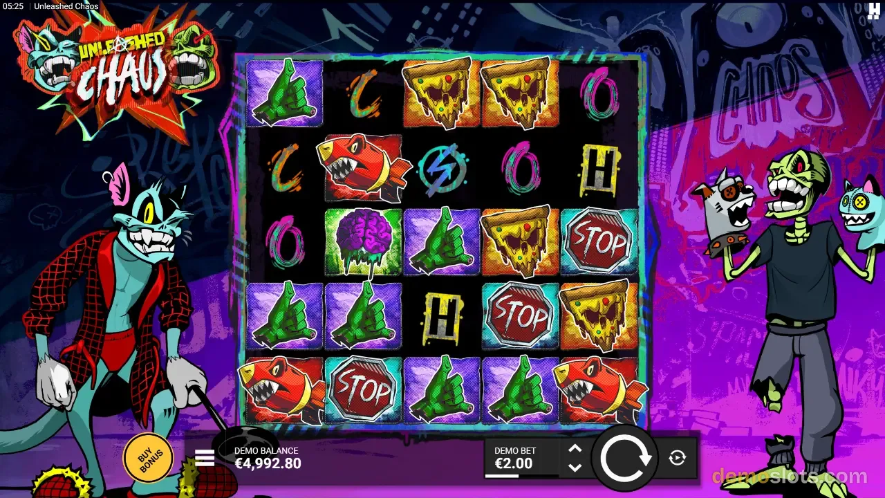 Unleashed Chaos slot by Hacksaw Gaming