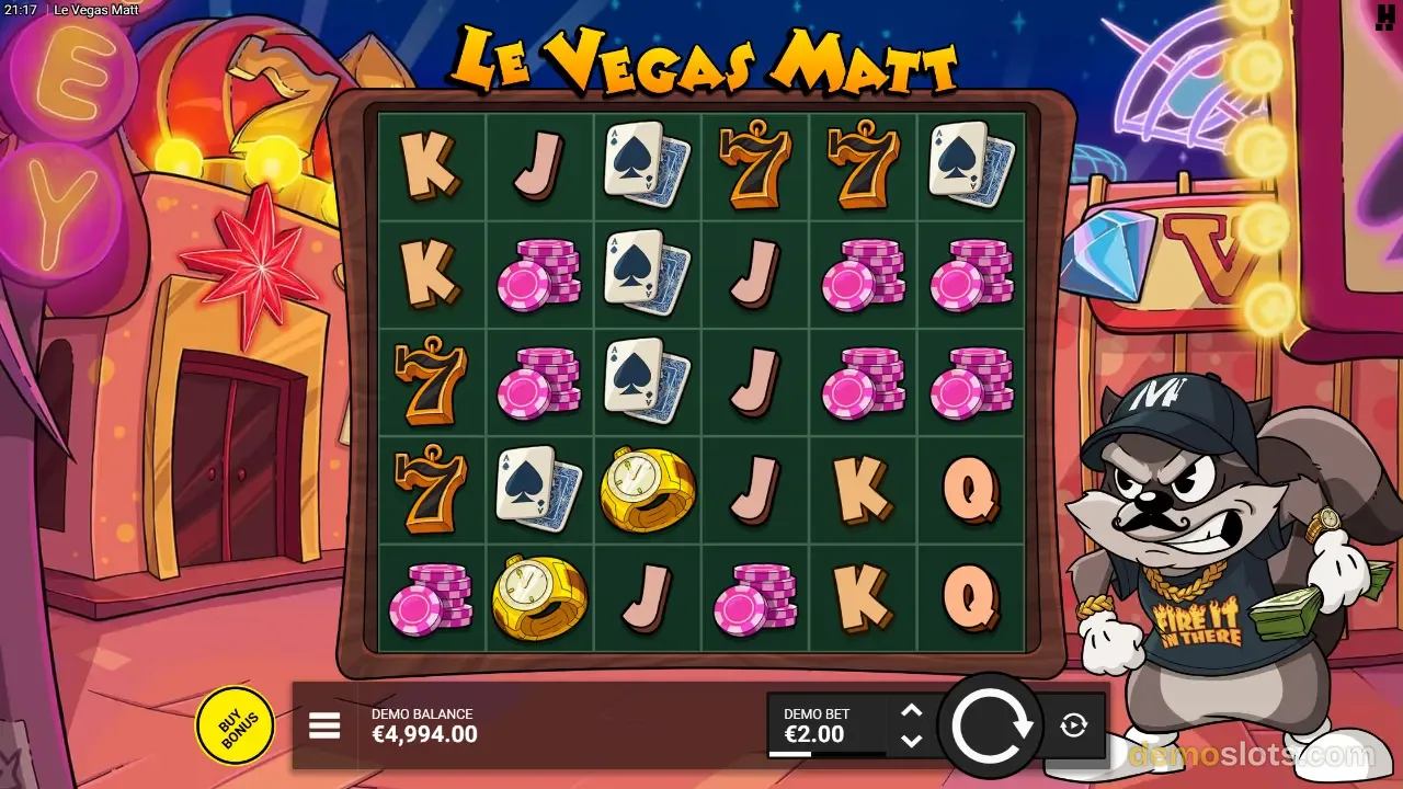 Le Vegas Matt slot by Hacksaw Gaming