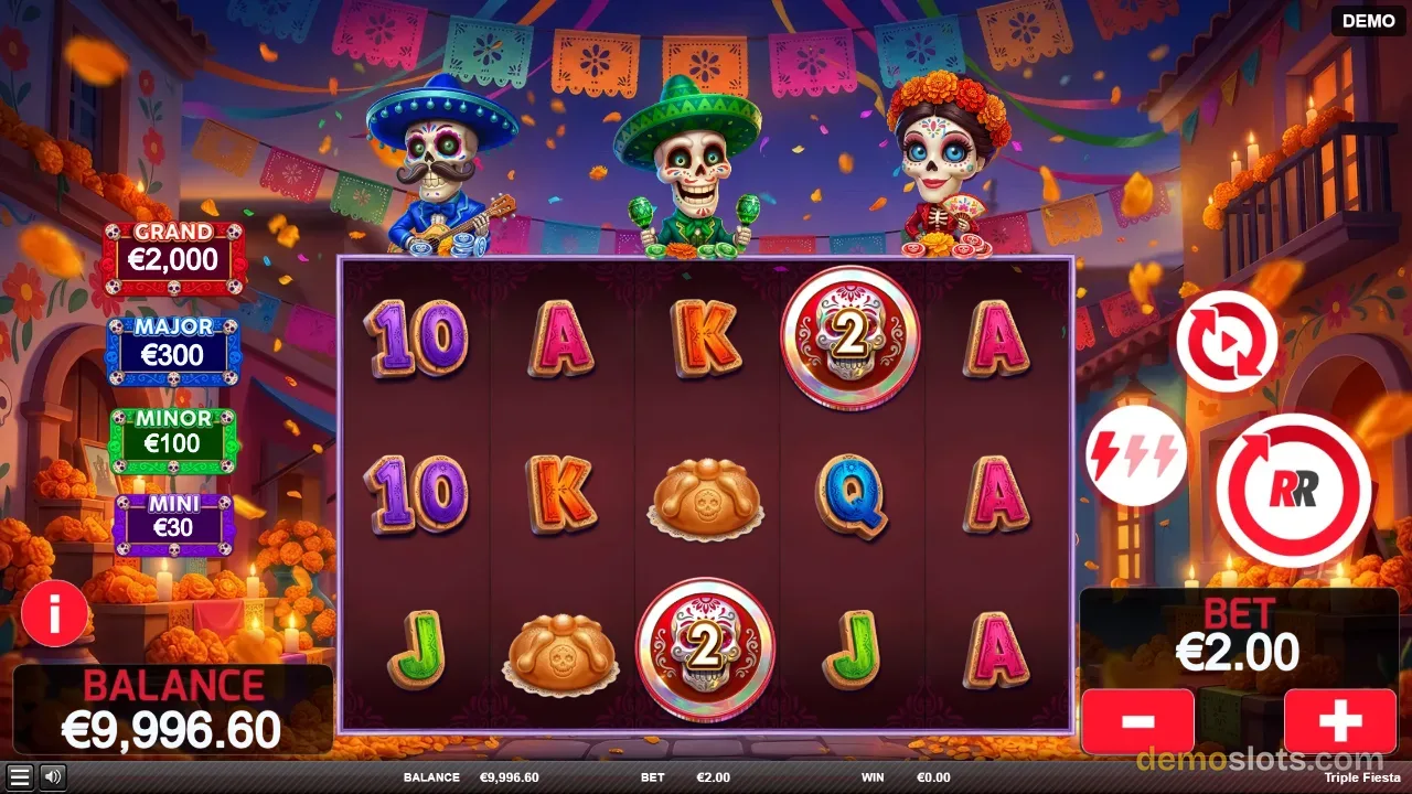 Triple Fiesta slot by Red Rake Gaming