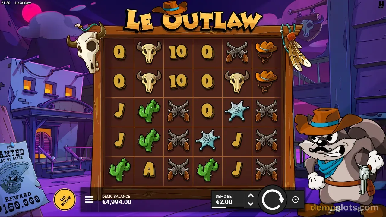 Le Outlaw slot by Hacksaw Gaming