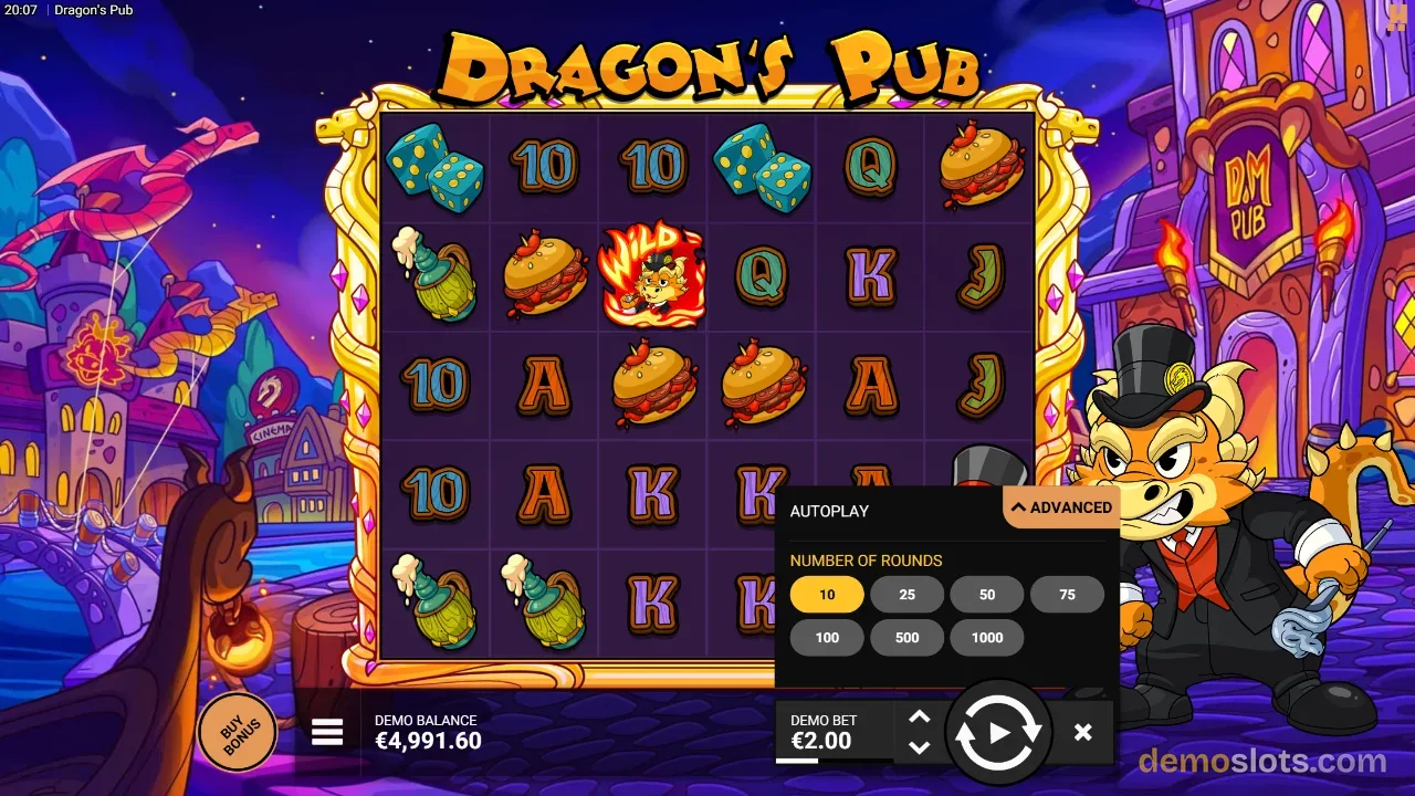 Dragon's Pub slot by Hacksaw Gaming