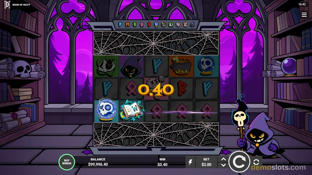 Book of Dizzy slot by Degen Studios