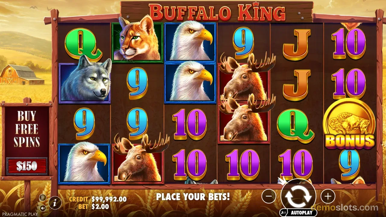 Buffalo King slot by Pragmatic Play
