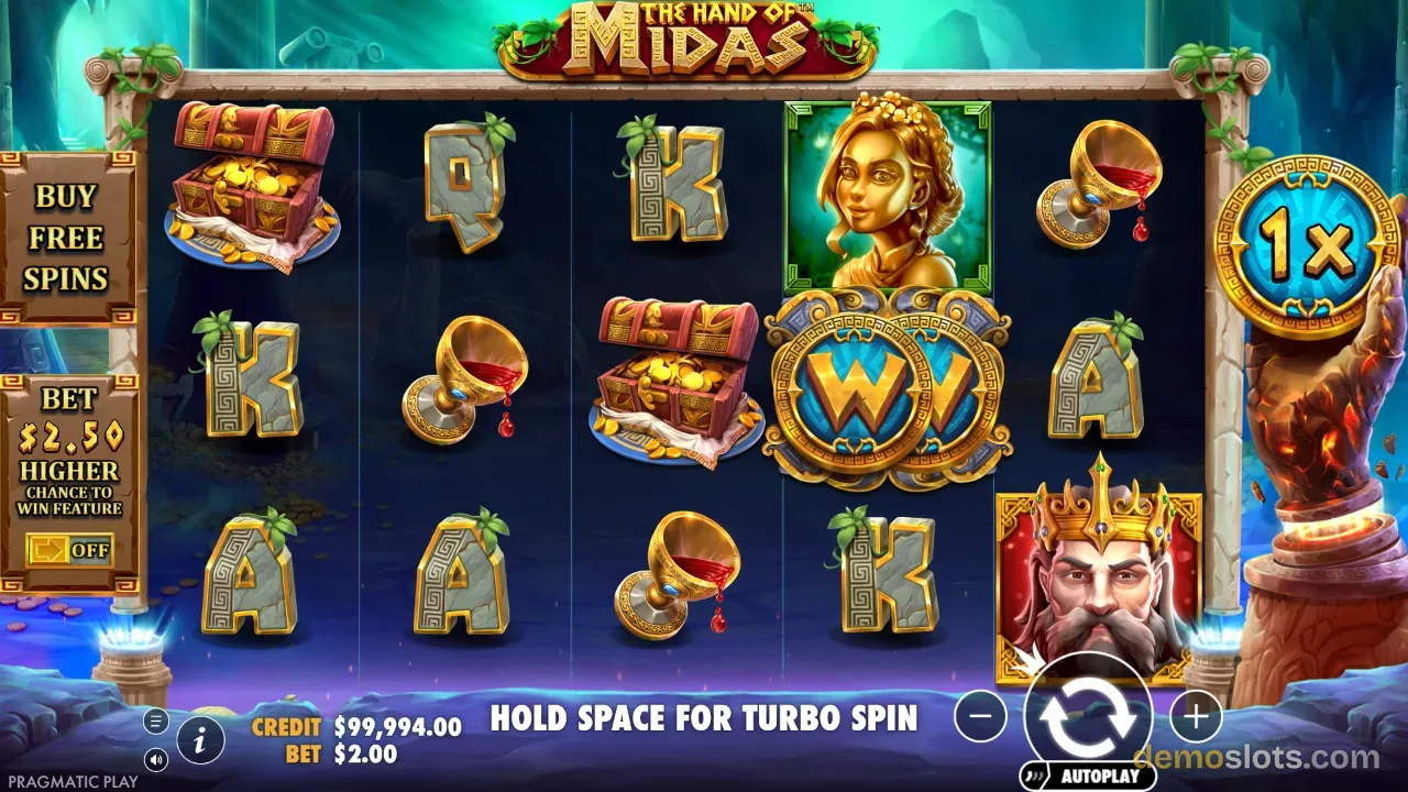 The Hand of Midas slot by Pragmatic Play