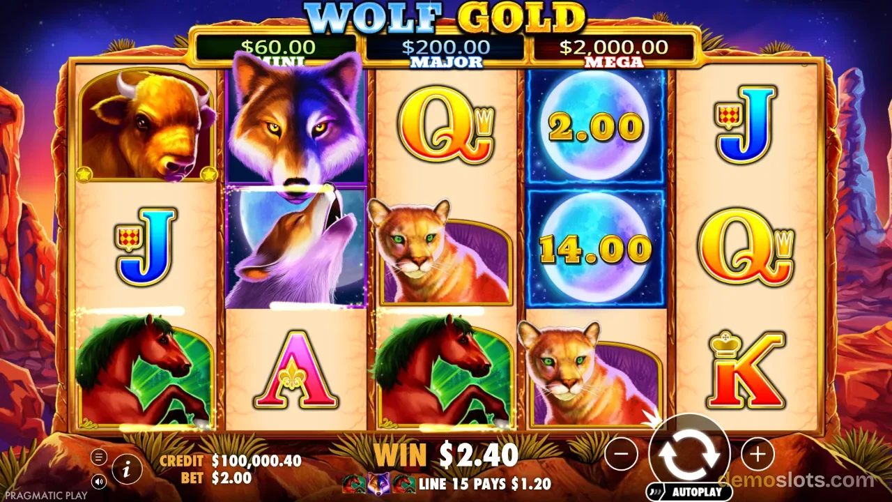 Wolf Gold slot by Pragmatic Play