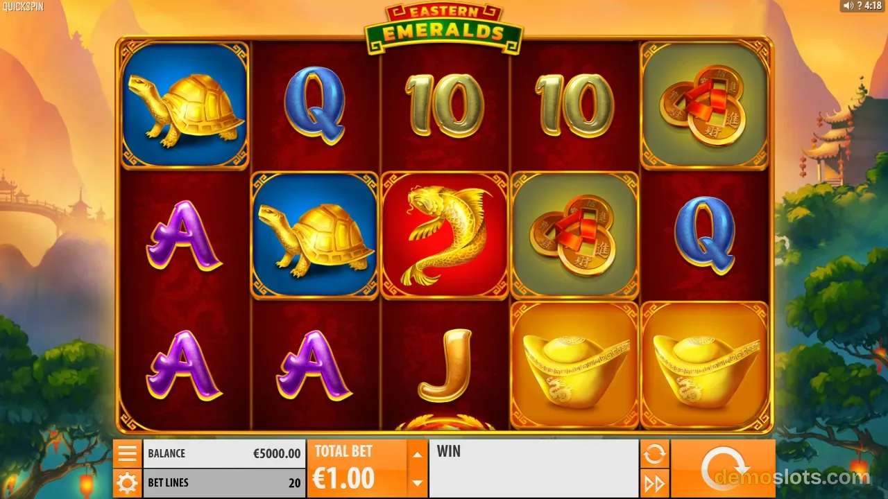 Eastern Emeralds slot by Quickspin