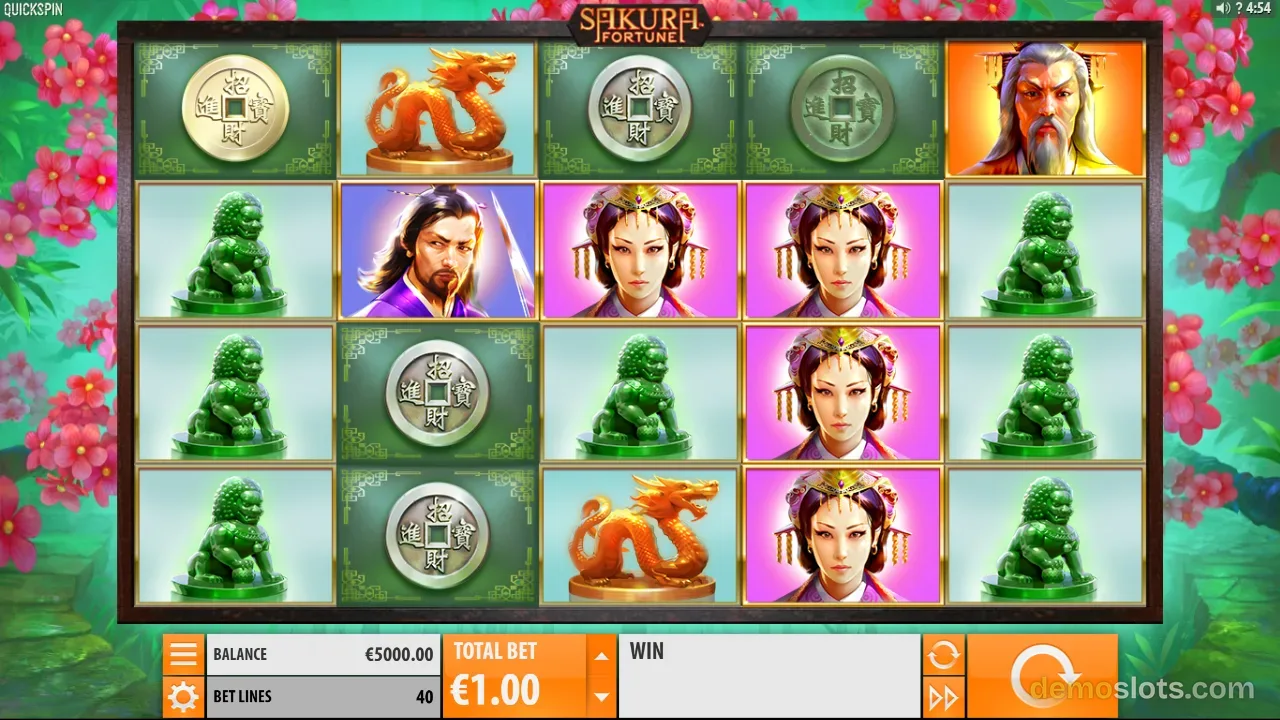 Sakura Fortune slot by Quickspin