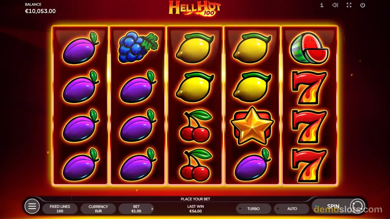 Hell Hot 100 slot by Endorphina