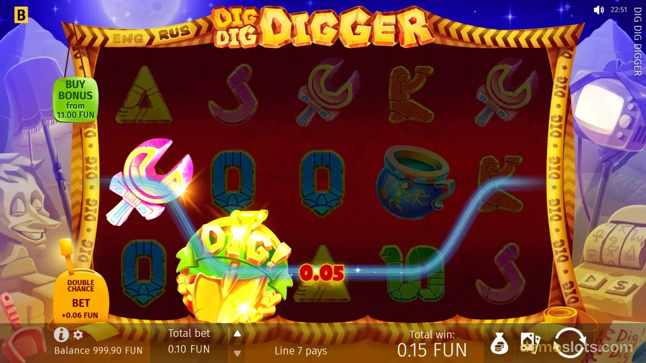 Dig Dig Digger slot by BGaming