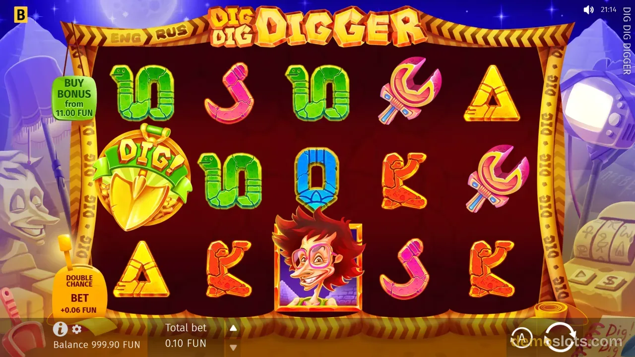 Dig Dig Digger slot by BGaming
