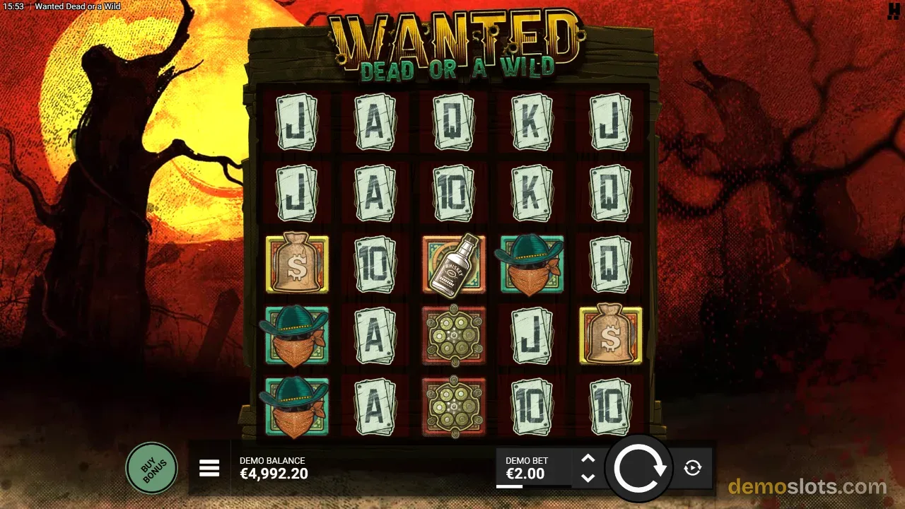 Wanted Dead or a Wild slot by Hacksaw Gaming