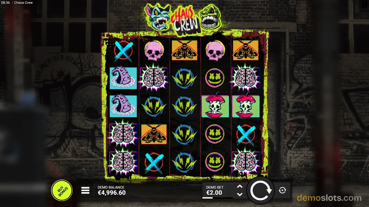 Chaos Crew slot by Hacksaw Gaming